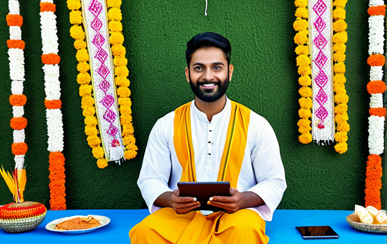 레크리에이션 지도자와 지역 축제 참여 - **Image Prompt:** A recreation leader, modestly dressed, coordinating a rural sports event in a Beng...