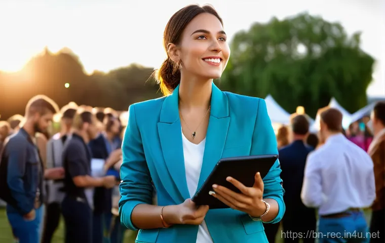 레크리에이션 자격시험 응시료 정보 - **Prompt:** A vibrant, dynamic image of a confident young woman, around 25-30 years old, working as ...