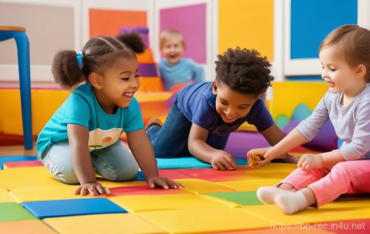 레크리에이션 지도자 자격증 인증 기관 - Image Prompt 1: Joyful Therapeutic Play Session for Children** 레크리에이션 지도자 자격증 인증 기관 - Image Prompt 1: Joyful Therapeutic Play Session for Children**